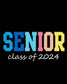 Custom Senior Class of 2024 embroidered