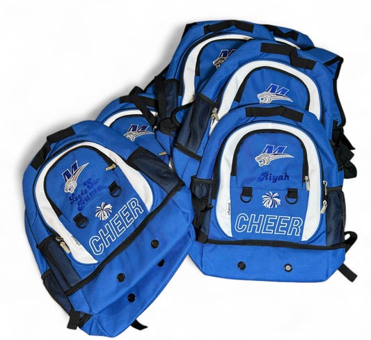 Personalize Cheer Backpack with Custom Embroidery