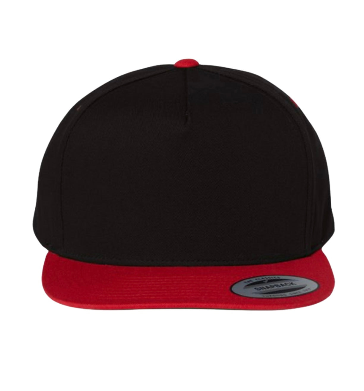 black and red snapback