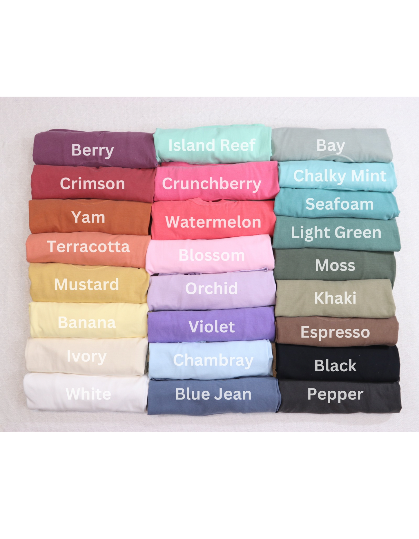 comfort colors t shirt colors