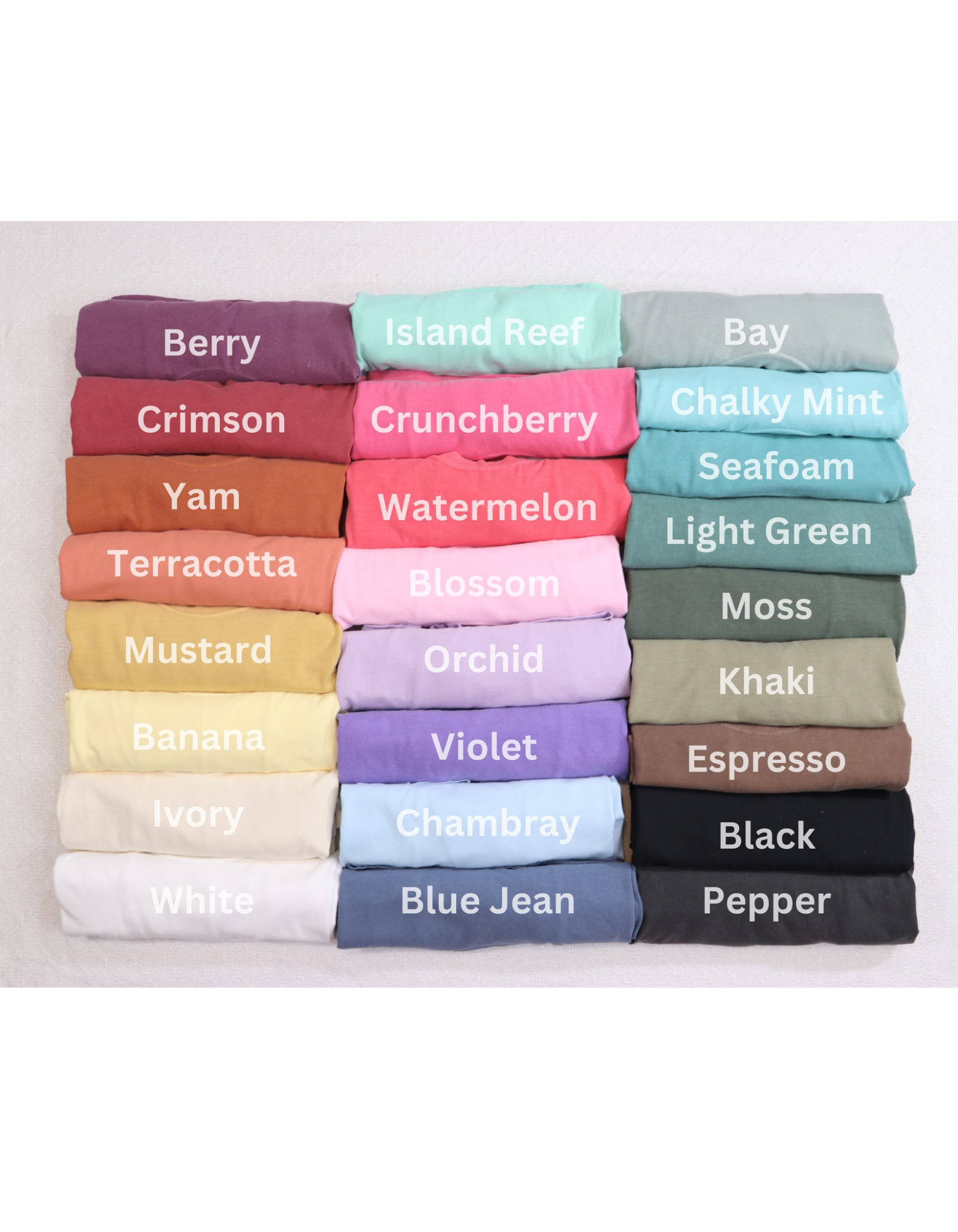 comfort colors t shirt colors