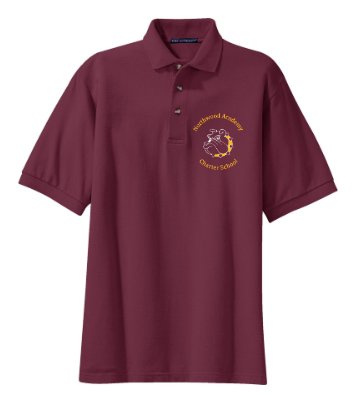 Custom Embroidered Polo Shirt, Left Chest Design (Youth)