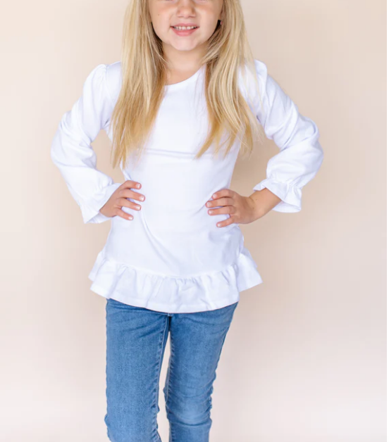 Custom kids Embroidered Princess Tiara Birthday ruffle shirt or One piece/Princess Themed/Girls Birthday Shirt/Personalized Name and Age Number