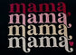 MAMA, embroidered Ombre shirt