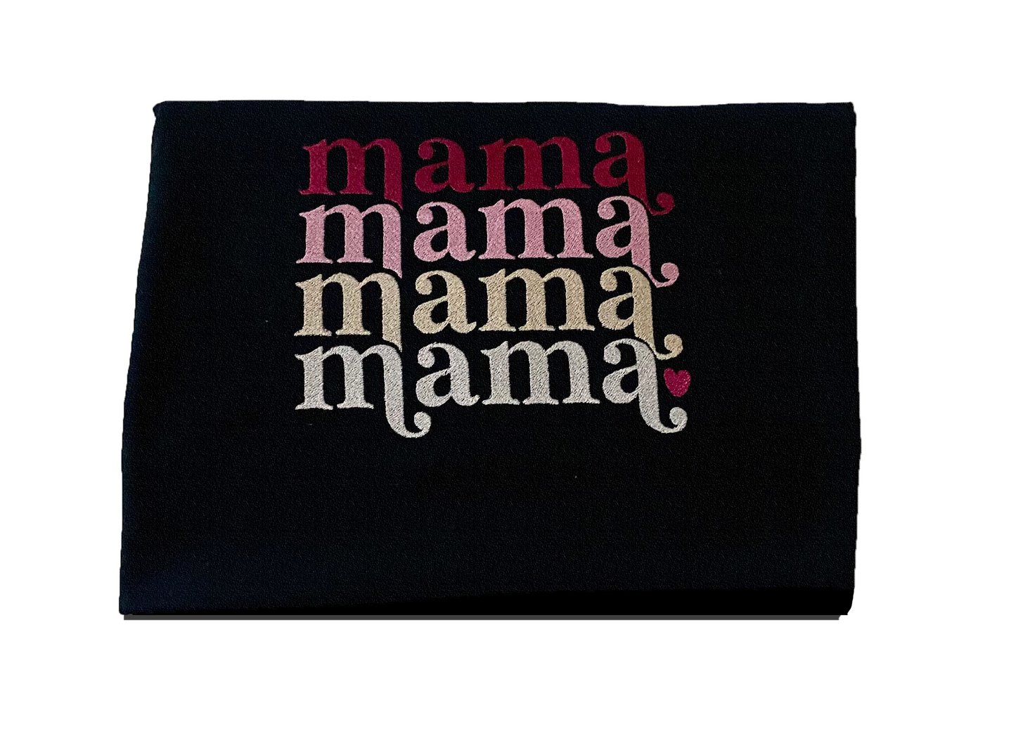 MAMA, embroidered Ombre shirt